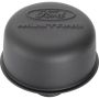 FORD FRD302-221 Black Steel Breather W/Ford Mustang Logo