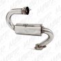 MBRP Exhaust 4050210 Race Muffler; Bolt-on Design; Packed Muffler.
