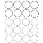 MAHLE 41510CP Engine Piston Ring Set