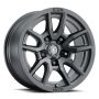 ICON 2617855557SB Vector 5 17x8.5 5x150 25mm Offset 5.75in BS 110.1mm Bore Satin Black Wheel