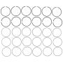 MAHLE 41907CP Engine Piston Ring Set