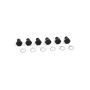 Cometic Gasket CF1007 Cometic Flexplate Bolts 7/16 - 20 x 11/16in - Grade 8 With Black Oxide Finish and Lock Washers