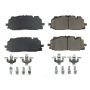 PowerStop 17-1894 PowerStop - Z17 Low-Dust Ceramic Brake Pads with Hardware