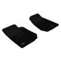 3D MAXpider 2007-2013 Jeep Wrangler JK 2-Door/Unlimited Kagu 1st Row Floormat - Black