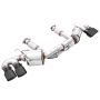 AWE Tuning 3015-43159 2020 Chevrolet Corvette (C8) Touring Edition Exhaust - Quad Diamond Black Tips