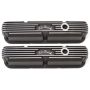 EDELBROCK EDE41763 SBM Classic Finned V/C's - Black