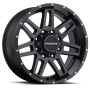 Raceline 931B Injector 16x8in / 8x165.1 BP / 0mm Offset / 125.2mm Bore - Satin Black Wheel