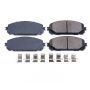 PowerStop 17-1843 PowerStop - Z17 Low-Dust Ceramic Brake Pads with Hardware