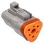 NAMZ DP-3G Deutsch DT Series 3-Wire Plug & Wedgelock - Grey (HD 72133-94GY)