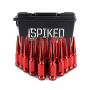 Mishimoto MMLG-SP1215-20RD Steel Spiked Lug Nuts M12x1.5 20pc Set - Red