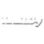 Diamond Eye Performance K5316A-RP Diamond Eye KIT 5in CB MFLR RPLCMENT PIPE SGL AL: 94-97 FORD 7.3L F250/F350 PWRSTROKE