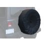 Rampage 2018-2019 Jeep Wrangler(JL) Sport 2-Door Tire Cover w/Cam Slot 33in -35in - Black