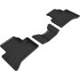 3D MAXpider 18-21 Alfa Romeo Stelvio / Stelvio Quadrifoglio Kagu 2nd Row Floormats - Black