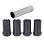 McGard Wheel Lock Nut Set - 4pk. (Tuner / Cone Seat) M14X1.5 / 22mm Hex / 1.648in. Length - Black