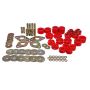 Energy Suspension 8.4110R 00-02 Toyota 4-Runner 2WD/4WD Red Body Mount Bushing Set