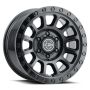 ICON 8017857345DB Hulse 17 X 8.5 5 X 5 6mm Offset 4.5in BS Double Black