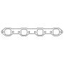 COMETIC GASKETS CAGC5655-064 SBF Exhaust Gasket Set w/351M Heads