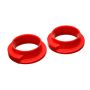 Energy Suspension Universal 2-3/16in ID 3in OD 1in H Red Coil Spring Isolators (2 per set)
