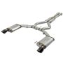 aFe Power 49-33087-B MACH Force-Xp 304 Stainless Steel Cat-Back Exhaust w/ Resonator Black Tip