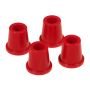 Prothane 79-93 Datsun D50 2wd Lower Control Arm Bushings - Red