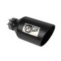 aFe Power 49T40801-B15 MACH Force-Xp 409 Stainless Steel Clamp-on Exhaust Tip Black