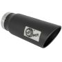 aFe Power 49T50601-B15 MACH Force-Xp 409 Stainless Steel Clamp-on Exhaust Tip Black
