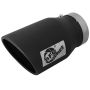 aFe Power 49T50702-B12 MACH Force-Xp 409 Stainless Steel Clamp-on Exhaust Tip Black - Left - Exit
