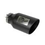 aFe Power 49T50801-B15 MACH Force-Xp 409 Stainless Steel Clamp-on Exhaust Tip Black