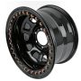 Raceline RT51 Daytona Rock 17x9in/6x139.7 BP/-38mm Offset/107.95mm Bore - Gloss Black Beadlock Wheel