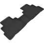 3D MAXpider 19-21 Nissan Murano Kagu 2nd Row Floormats - Black