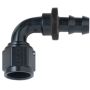 FRAGOLA FRG209008-BL Hose Fitting #8 90 Deg Push Lock Black