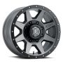 ICON 1817858052TT Rebound 17x8.5 8x6.5 13mm Offset 5.25in BS 121.4mm Bore Titanium Wheel