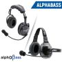 Rugged Radios H28-STX AlphaBass Carbon Fiber Headset for STEREO and OFFROAD Intercoms Over The Head