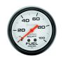 AUTOMETER ATM5812 2-5/8in Phantom Fuel Press. Gauge 0-100psi
