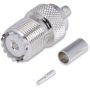 Rugged Radios UHF-CONN-F Crimp On Female UHF Antenna Connector