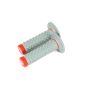 Renthal G209 Soft/Firm MX Dual Compound Grips Tapered 1/2 Waffle - Gray/Red