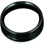 Kuryakyn 7276 7inch Headlamp Trim Ring Gloss Black