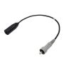 Rugged Radios CS-OFF-F-STX-M Female OFFROAD Straight Cable to Male STX STEREO or TRAX Intercom Adapter