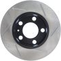 Stoptech 126.33057SL Power Slot 3/99-06 Audi TT (except Quattro) / 12/98-10 VW Golf Left Rear Slotted Rotor