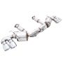 AWE Tuning 3015-42151 2020 Chevrolet Corvette (C8) Touring Edition Exhaust - Quad Chrome Silver Tips