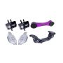 Torque Solution Engine/Trans/Purple Pitch Mount Kit w/Mount Plates - 02-14 Subaru WRX/04+ Subaru STI