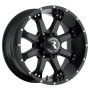 Raceline 991B Assault 17x9in / 5x127 BP / 0mm Offset / 78.1mm Bore - Satin Black Wheel