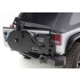 Rampage 9950919 07-18 Jeep Wrangler JK (Incl. Unlimited) Trail Guard Tire Carrier - Black