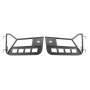 Fishbone Offroad 97-06 Jeep Wrangler TJ Front Tube Doors - Black Textured Powdercoat Steel