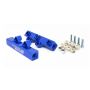 Torque Solution Top Feed Fuel Rails: 02-14 Subaru WRX / 07-18 STI - Blue