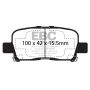 EBC 00-02 Acura MDX 3.5 Greenstuff Rear Brake Pads