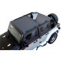 Rampage 2007-2018 Jeep Wrangler(JK) Combo Sun Brief/Safari Top - Black Diamond