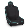 PRP Seats A100110-201-238 PRP Premier High Back Suspension Seat- Black/Teal Vinyl