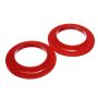 Energy Suspension Universal 3-3/4in ID 5-13/16in OD 7/8in H Red Coil Spring Isolators (2 per set)