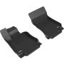 3D MAXpider 17-21 Alfa Romeo Giulia RWD / Giulia Quadrifoglio Kagu 1st Row Floormats - Black